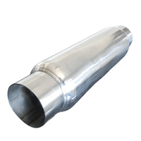 3.5" 3 1/2" Race Exhaust Hotdog Resonator Muffler Stainless Steel